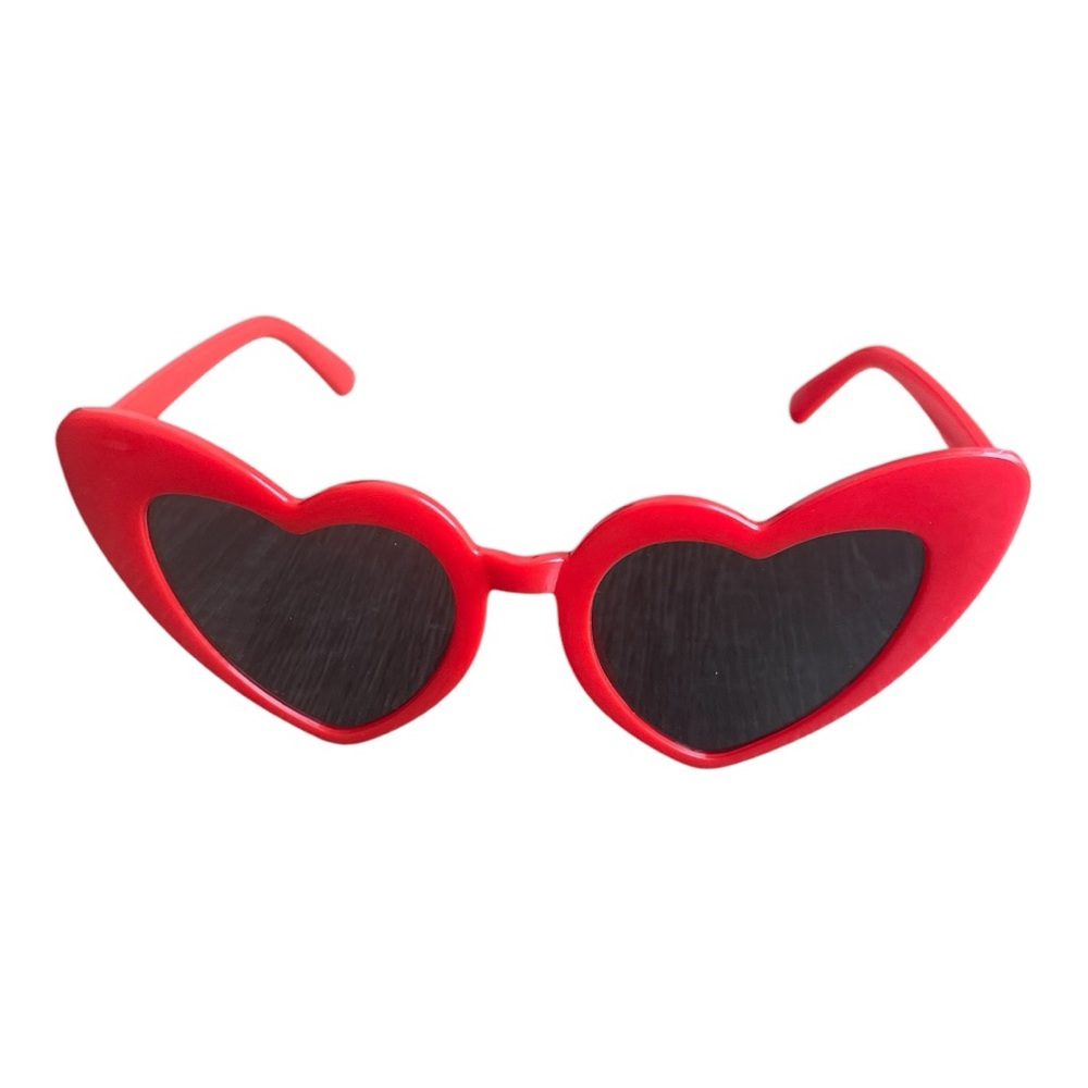 Red Heart-Shaped Sunglasses | Taylor Swift Lover Era Inspired